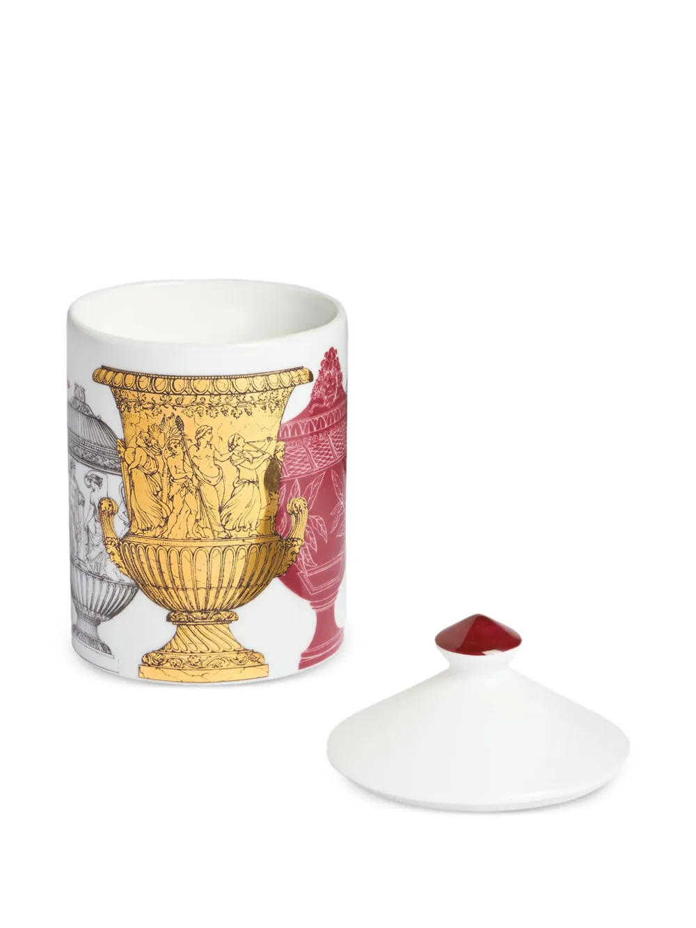 Fornasetti Nel Mentre Scented Candle In White