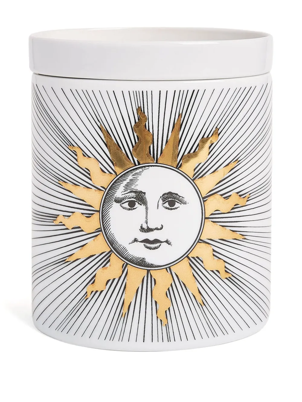 Fornasetti Nel Mentre Soli Decor "Immaginazione" candle (1020g) | Gold | Image 1