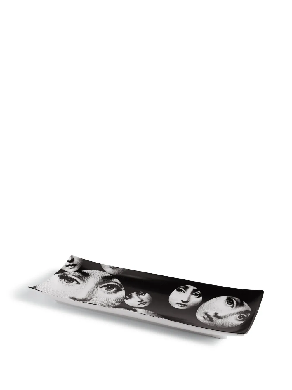 Fornasetti Tema e Variazoni n.242 rectangular tray | White | Image 1