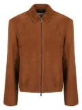 Calvin Klein suede bomber jacket - Brown