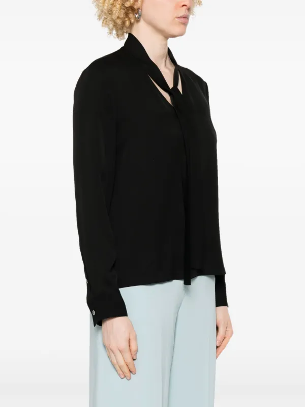 Theory Modern GGT Cap SLV Blouse シルク100% Theory Modern GGT Cap SLV Blouse 100% Silk