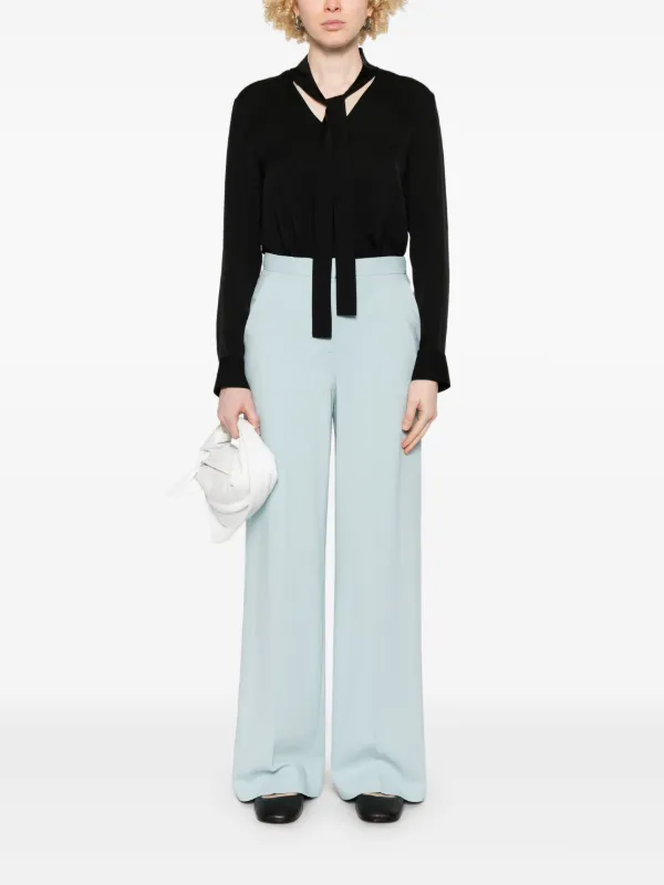 Theory Modern GGT Cap SLV Blouse シルク100% Theory Cap-Sleeve Modern Silk Georgette Blouse - Bergdorf
