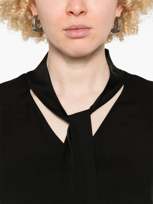 【新品タグ有】TheoryPrime GGT Straight Top Theory Modern Ggt Blouse | Black | FARFETCH