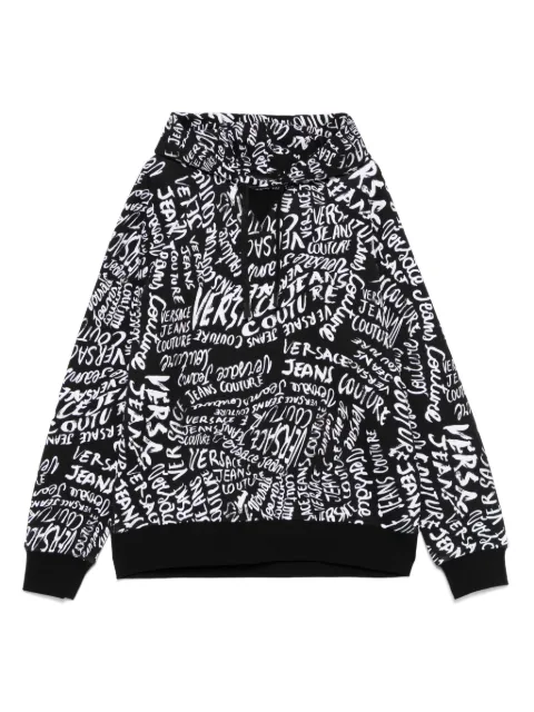 Versace Jeans Couture Logomania-printed hoodie