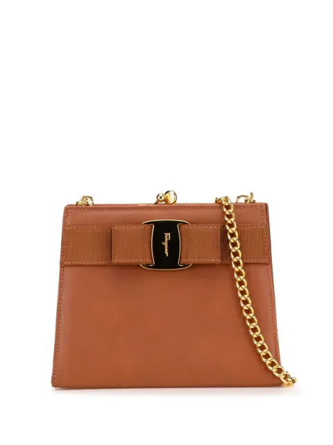 Ferragamo Pre-Owned bolsa crossbody Vara Leather Chain 2010-2024