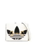 Gucci Pre-Owned 2016-2024 Adidas Leather Horsebit Wallet on Strap crossbody bag - White