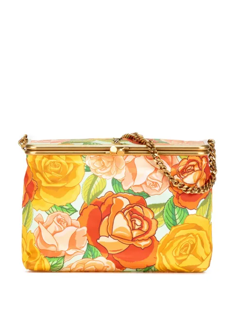 Saint Laurent Pre-Owned 2022 Medium Silk Floral Print Sac Charniere Bag shoulder bag