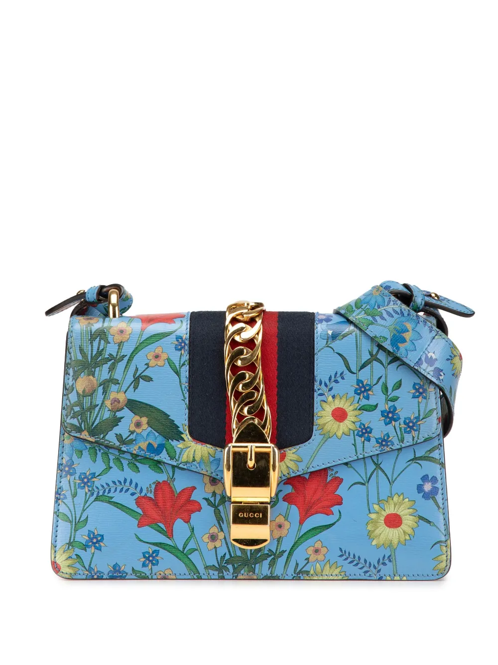 GUCCI】トートバッグ クリスナイト フローラ キャンバス ライト