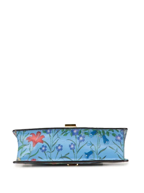 Gucci Pre-Owned 2000-2015 Small Leather Flora Sylvie satchel 9XLZM77XUOK2LOEG - 2