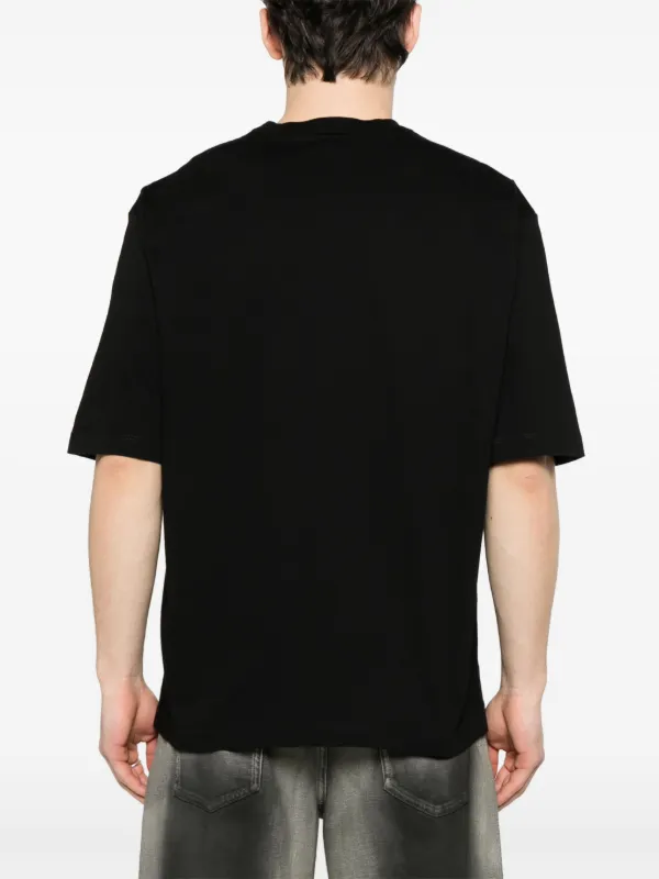 【送料&関税込】Dsquared2 Slogan Print Crewneck T-shirt DSQUARED2 slogan-print T-shirt | Black | FARFETCH