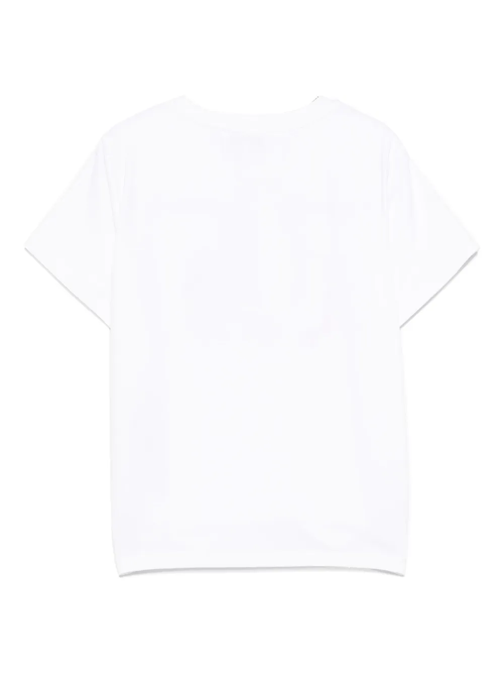 TWINSET Kids T-shirt met geborduurd logo Wit