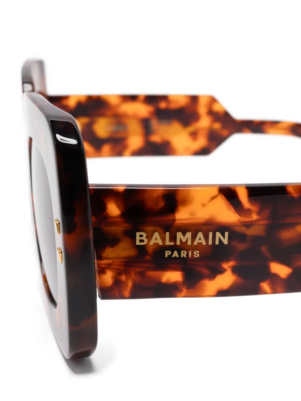 Balmain Eyewear Bril met oversized montuur Bruin