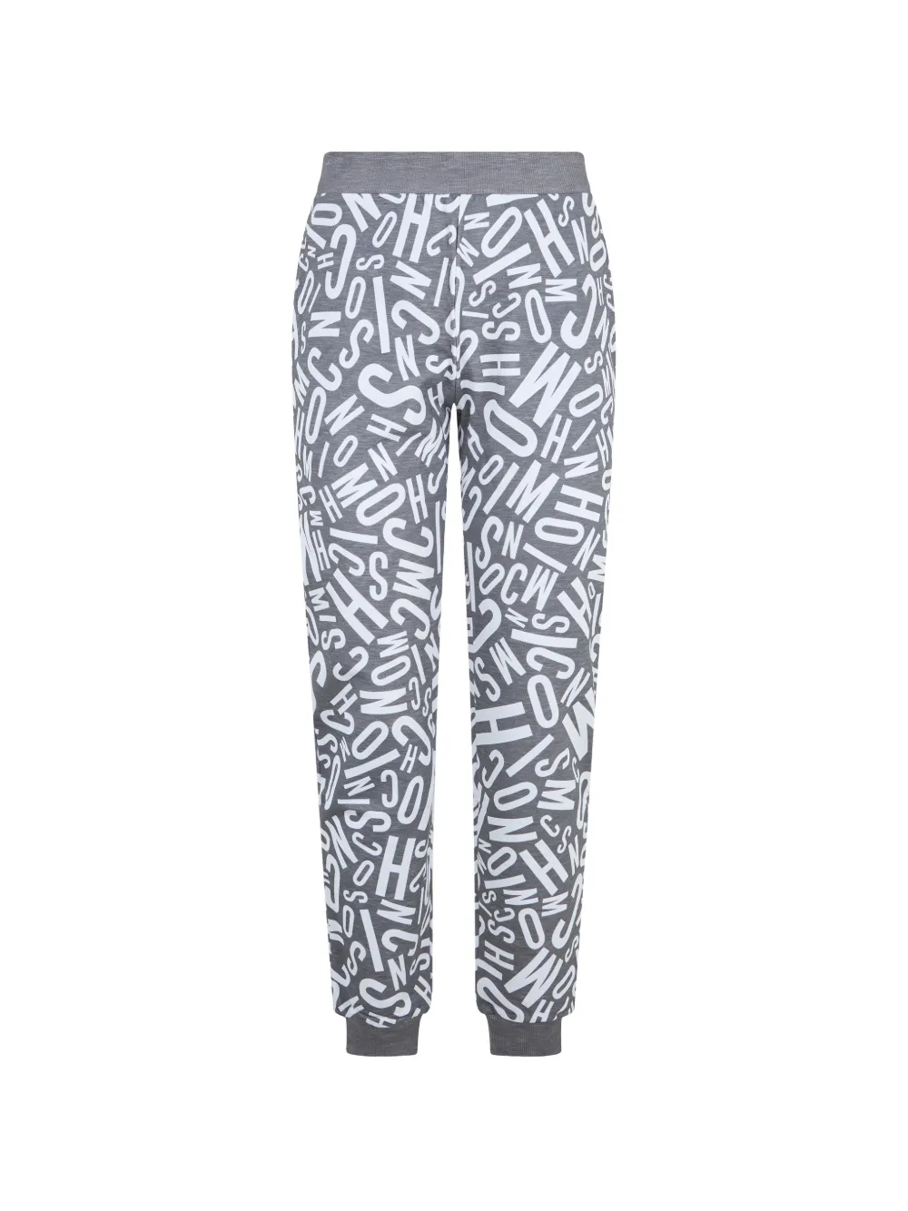Moschino logo-print track pants - Grigio