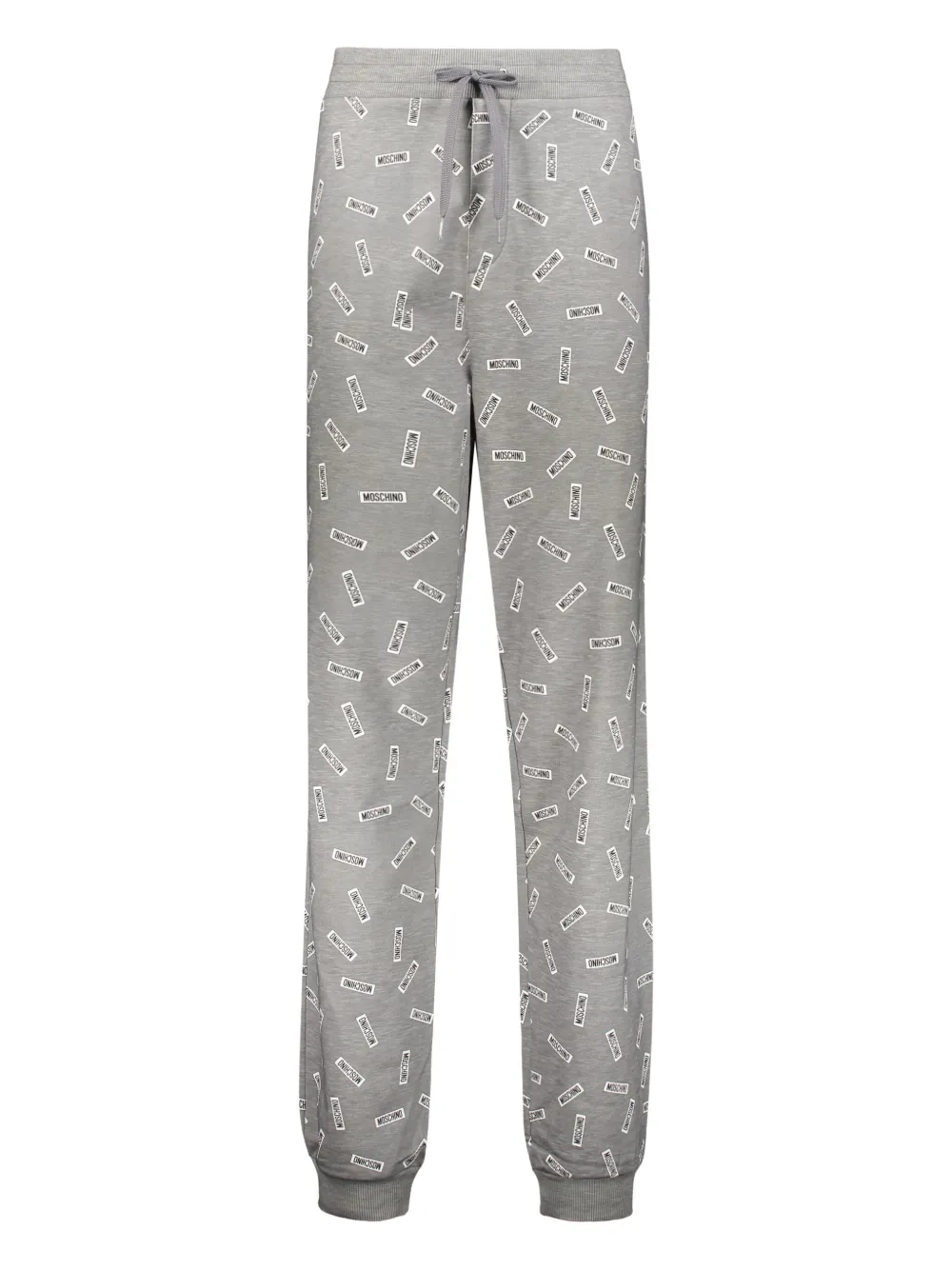 all-over logo-print trousers