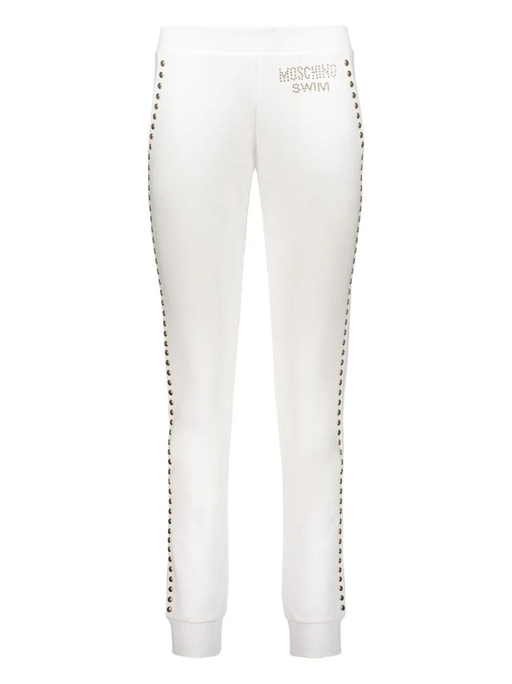Moschino Broek met studs Wit