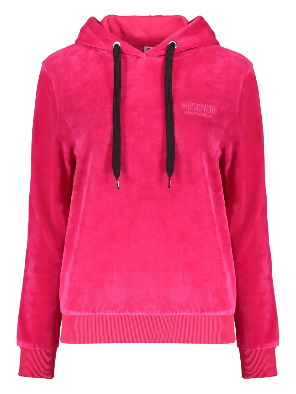Moschino Hoodie aus Jersey - Rosa
