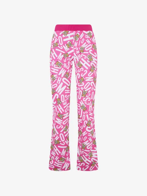 Moschino pantalones Teddy Bear con logo