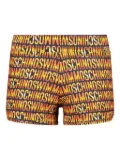 Moschino logo-pattern shorts - Orange