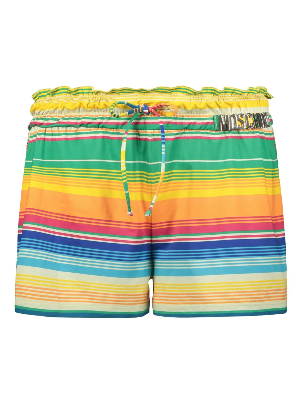 Moschino short à rayures | jaune | Image 1