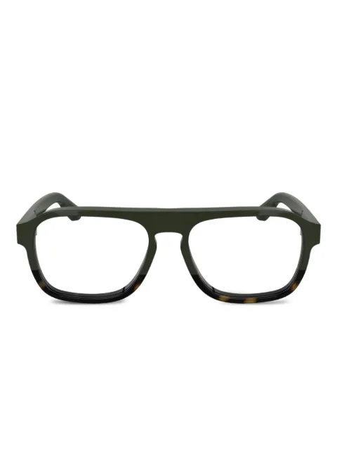 Calvin Klein pilot-frame glasses 