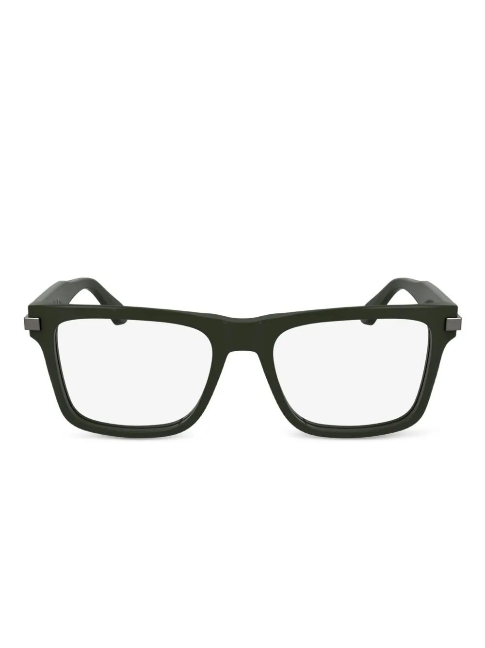 Calvin Klein square-frame glasses | Green | Image 1