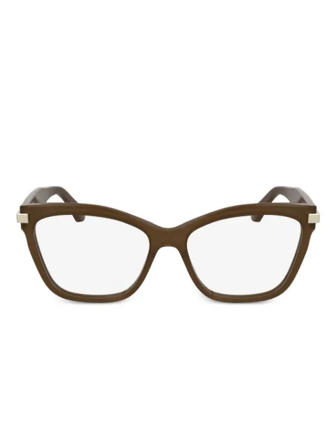 Calvin Klein geometric-frame glasses