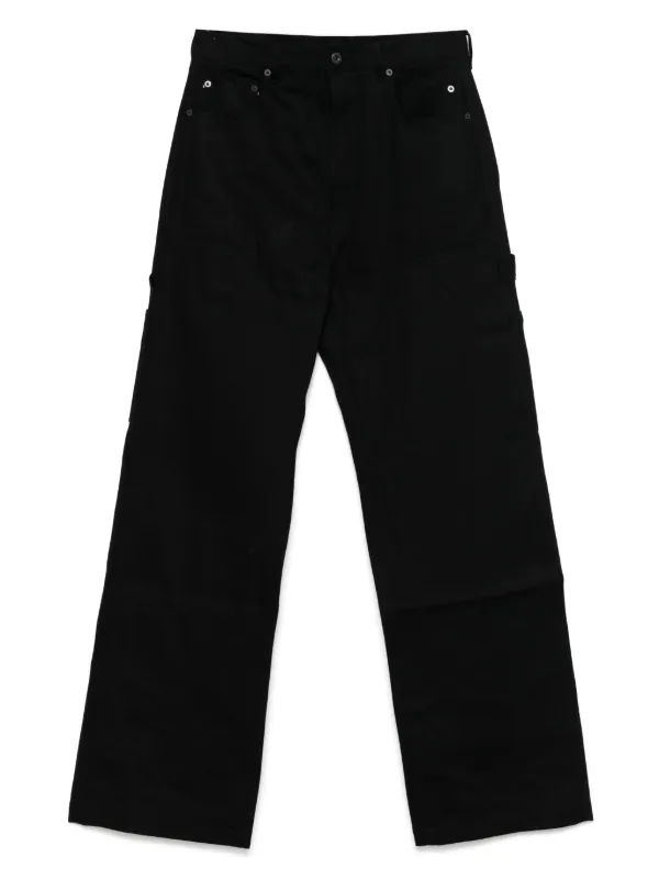 Rick Owens DRKSHDW Double Knee Geth Jeans | Black | FARFETCH