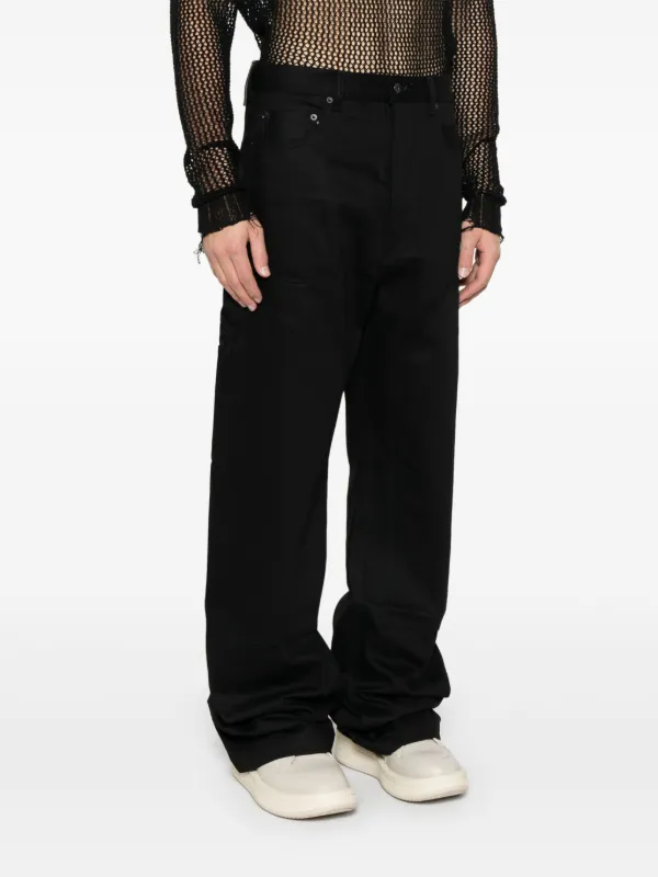 Rick Owens DRKSHDW Double Knee Geth Jeans | Black | FARFETCH