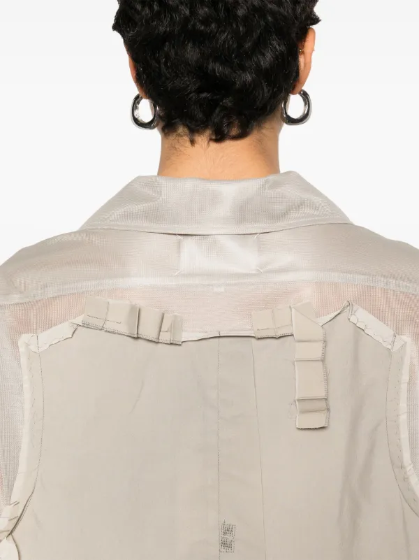 Maison Margiela Panelled Midi Dress | Neutrals | FARFETCH
