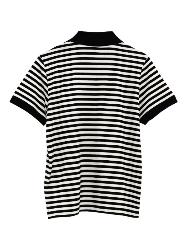 Moncler ストライプ ポロシャツ | ブラック | FARFETCH JP