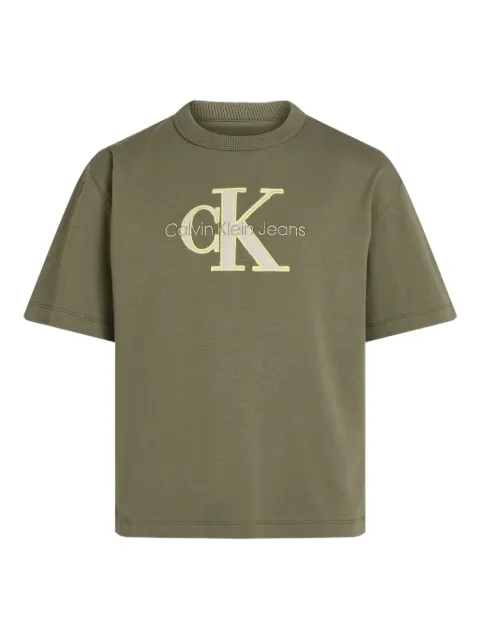 Calvin Klein Kids Camiseta com logo bordado