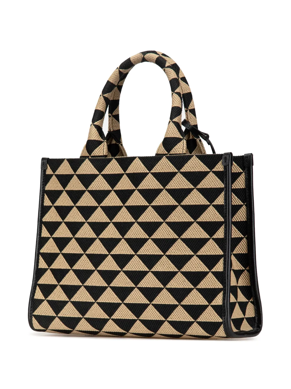 Prada Pre-Owned 2013-2024 Small Canvas Symbole Triangolo satchel | Bags | Image 2