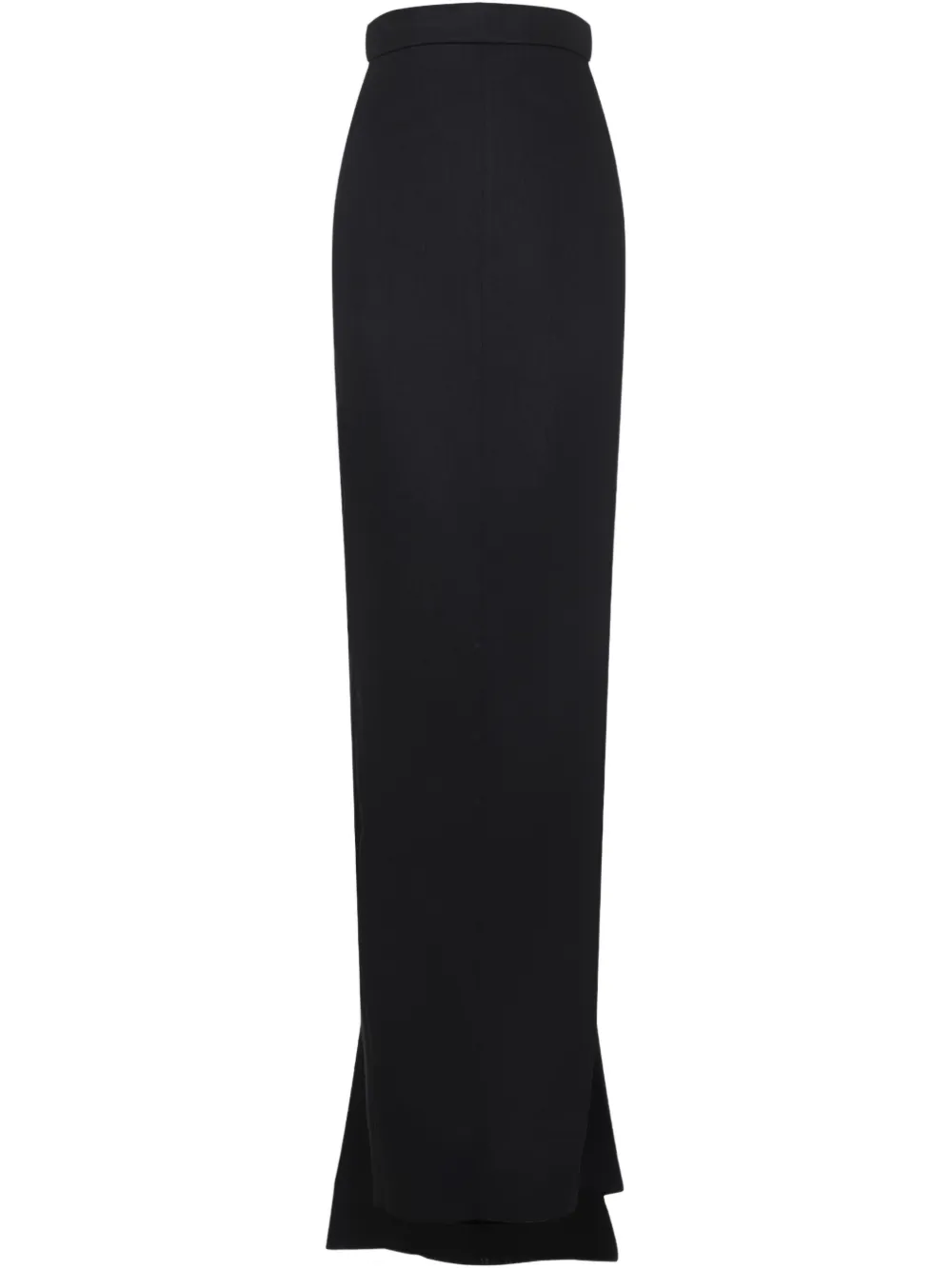 Rick Owens Maxi-rok met gedrapeerd detail Zwart