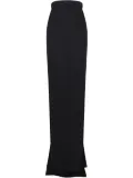 Rick Owens draped-detail maxi skirt - Black
