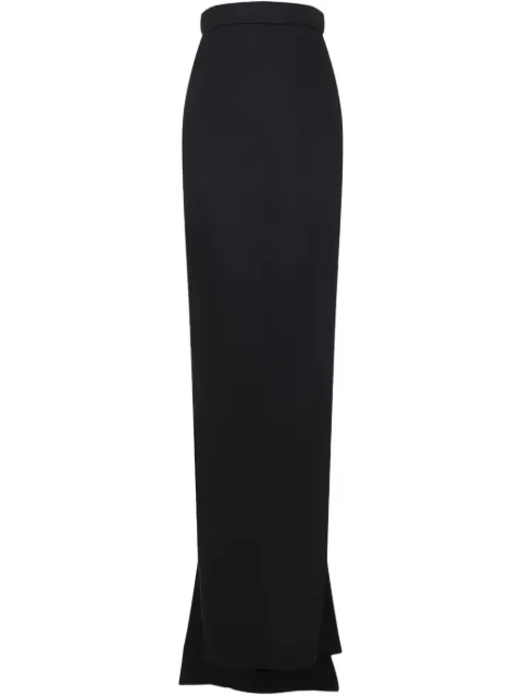 Rick Owens falda larga con detalle drapeado