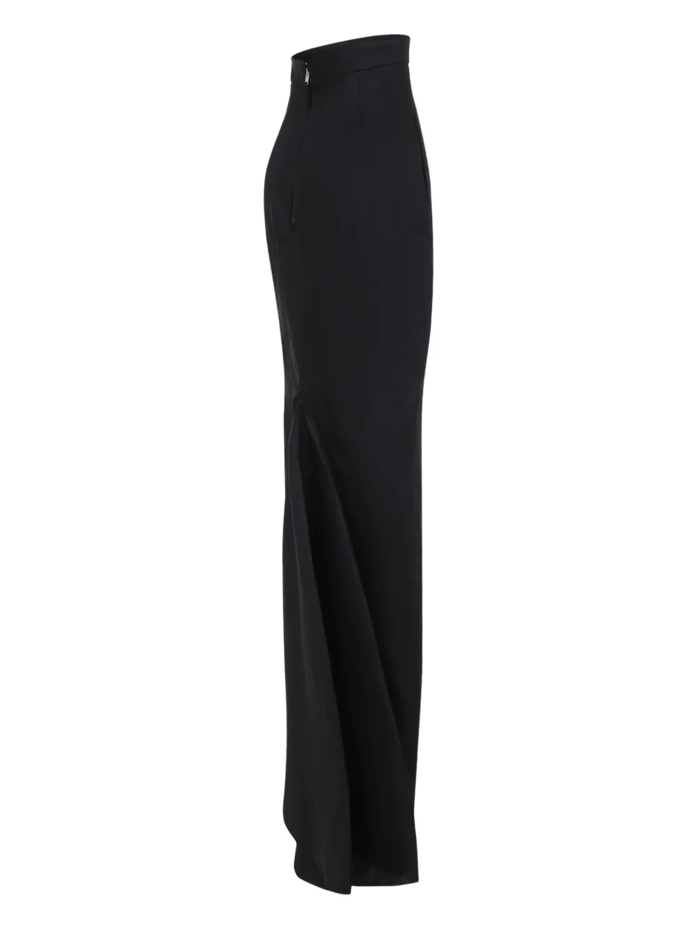 Rick Owens Maxi-rok met gedrapeerd detail Zwart