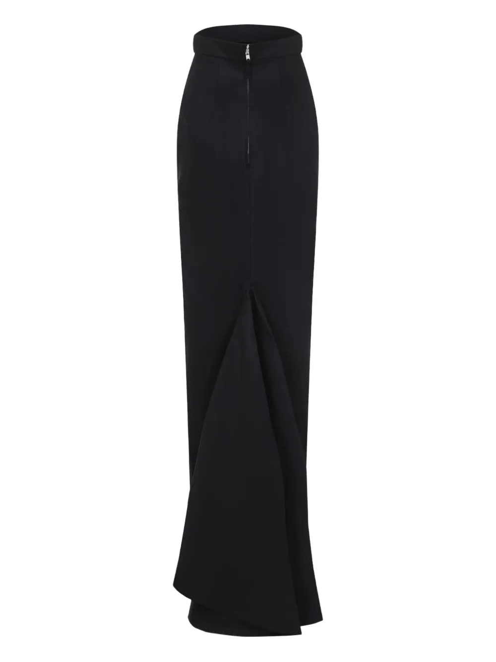 Rick Owens Maxi-rok met gedrapeerd detail Zwart