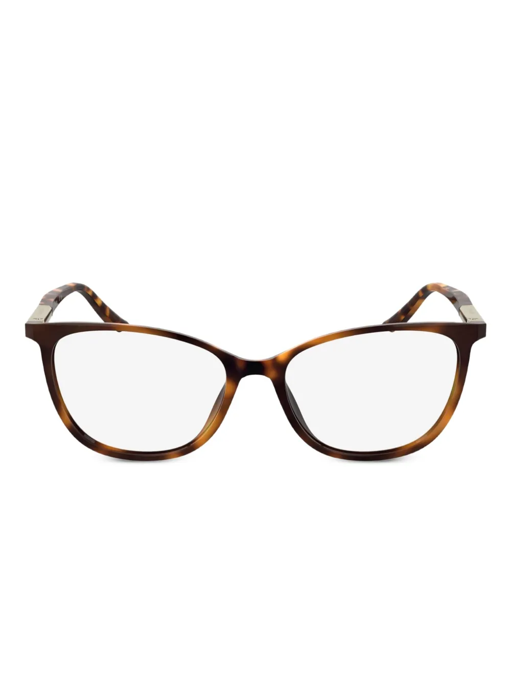Calvin Klein tortoiseshell-effect cat-eye glasses | Brown | Image 1