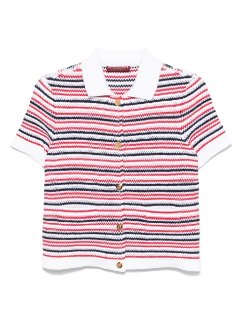 Gucci camisa con rayas estampadas