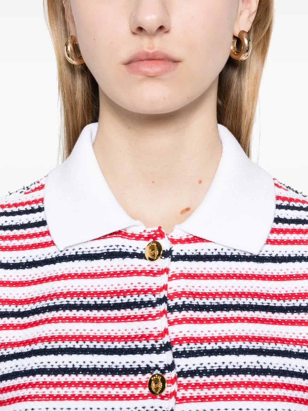 Gucci Gestreept blouse Wit
