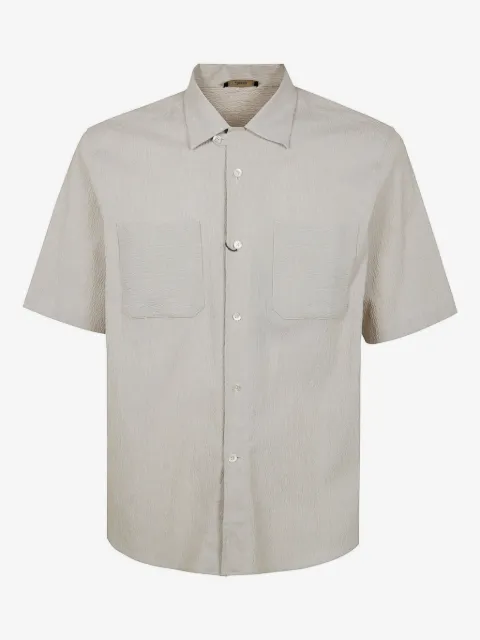Herno camisa con rayas estampadas
