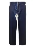Comme Des Garçons Shirt cropped trousers - Blue