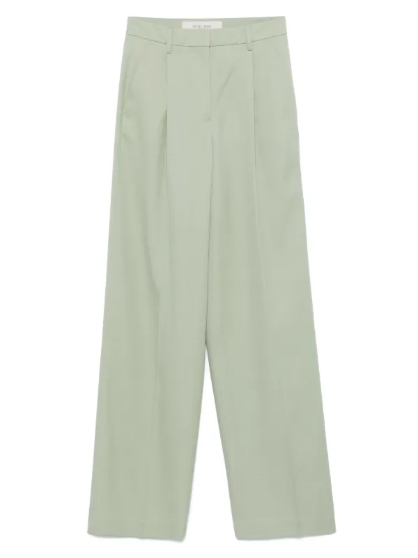 Golden Goose Wool Trousers in Green