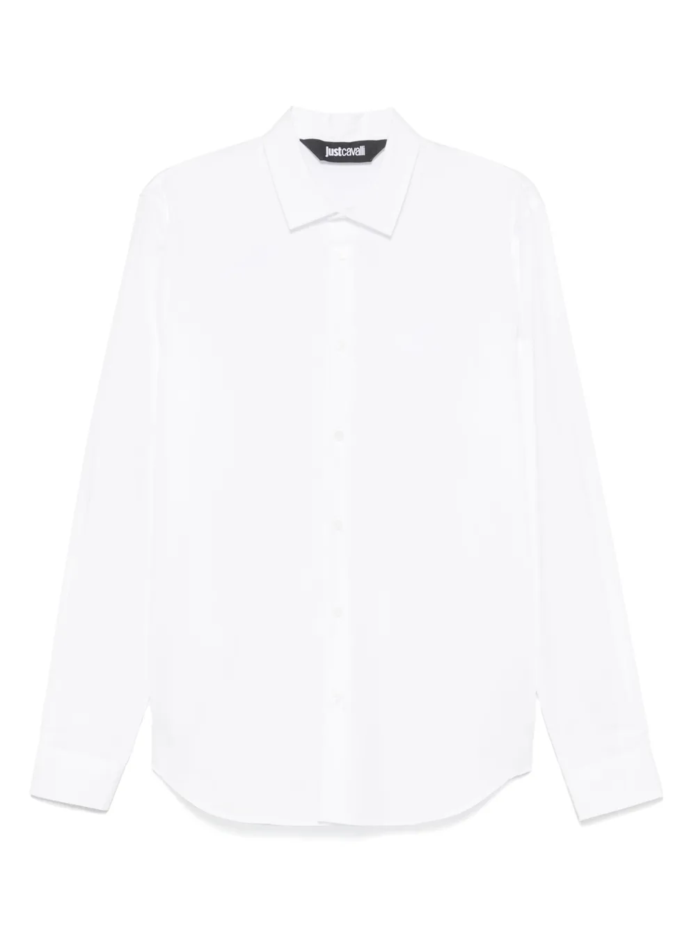 logo-embroidered shirt