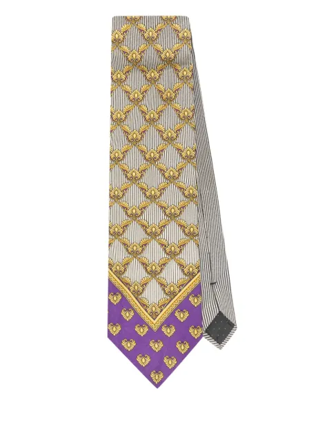 Versace Pre-Owned corbata de seda 1990