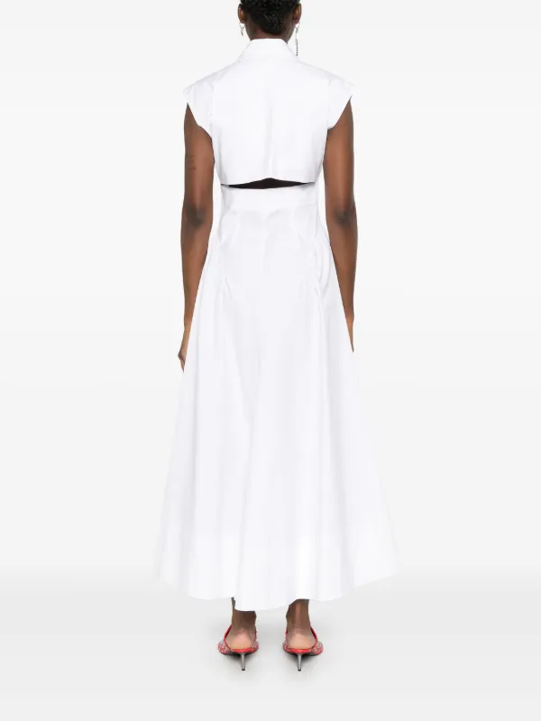 Sportmax Fabiana Maxi Dress | White | FARFETCH JO