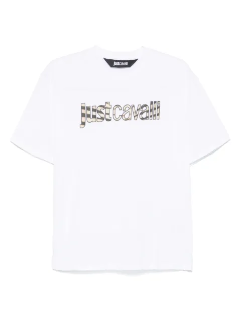 Just Cavalli logo-print T-shirt