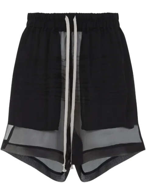 Rick Owens semi-sheer shorts