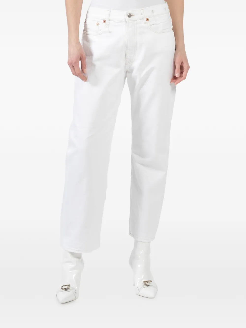 R13 tapered jeans - Weiß