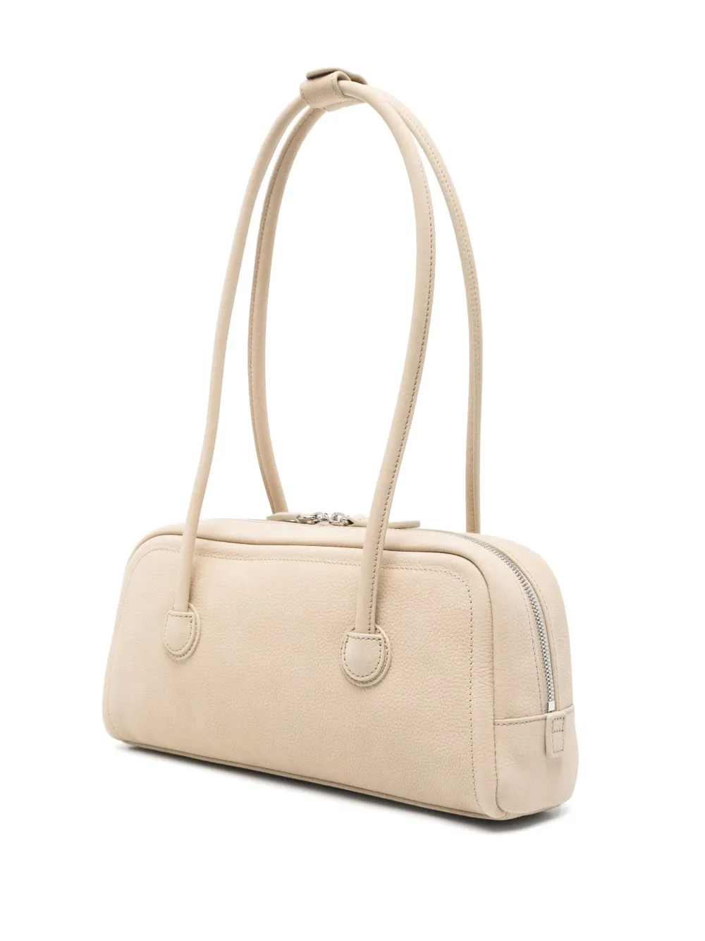 Marge Sherwood Schoudertas met logo-reliëf Beige